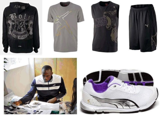 Usain Bolt launch new line of  Puma Products.