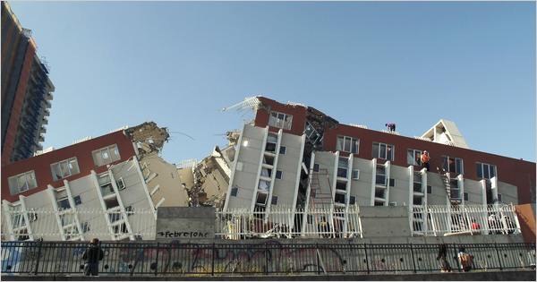 8.8 earthquake hits Chile.